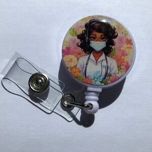 Cute badge reel ID holder